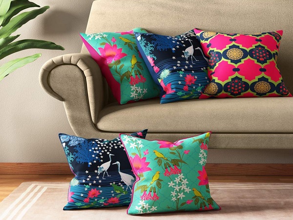 Make your bed more comfortable with cushions from India Circus