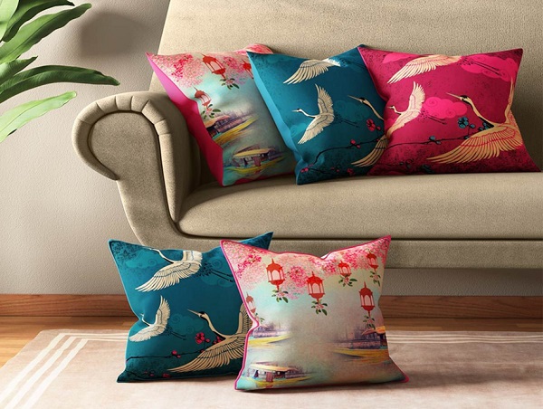 Make your bed more comfortable with cushions from India Circus