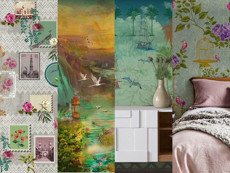 Wallpaper vs paint Pros and cons Design Dekko