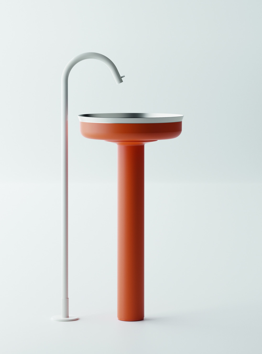 Undici Inox a Colonna: An exploration on form and color by Agape