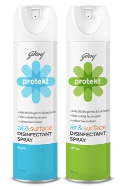  Godrej Protekt disinfectant range