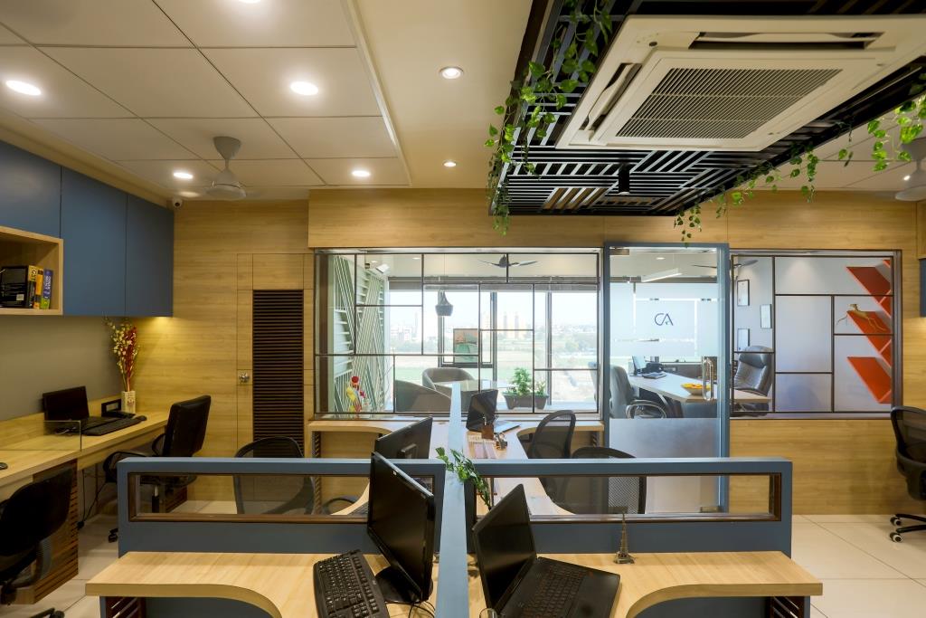 Rajkot, Gujarat : Cool yet Classic workspace designed by IKS Architects