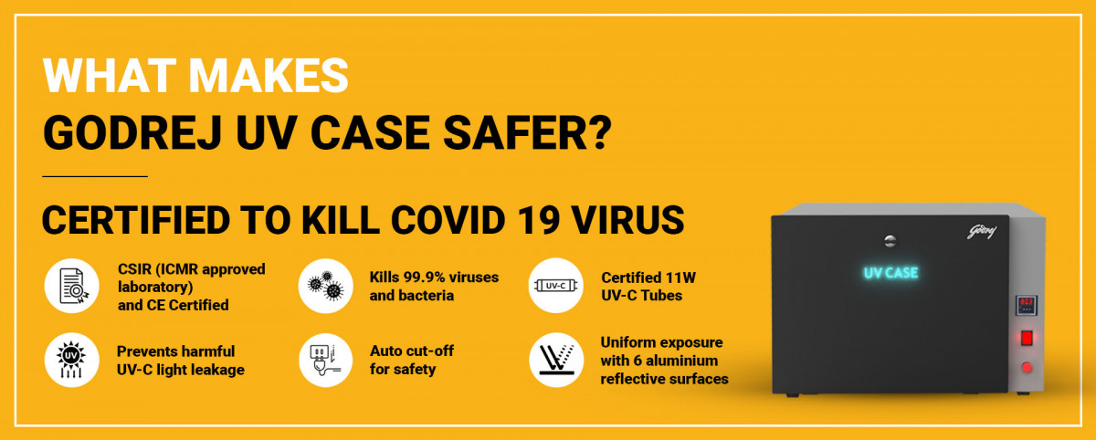 Godrej Security Solutions UV Case for Corona virus