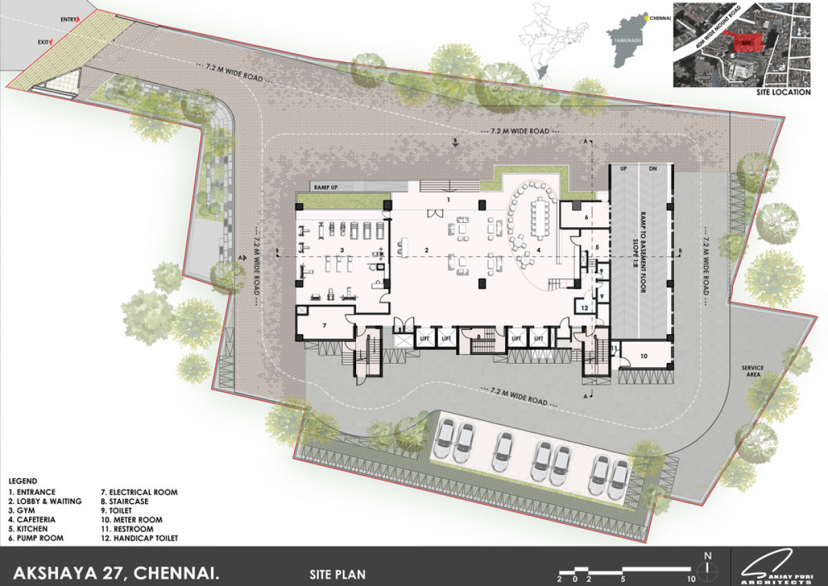 SITE PLAN Photo credit: SANJAY PURI ARCHITECTS