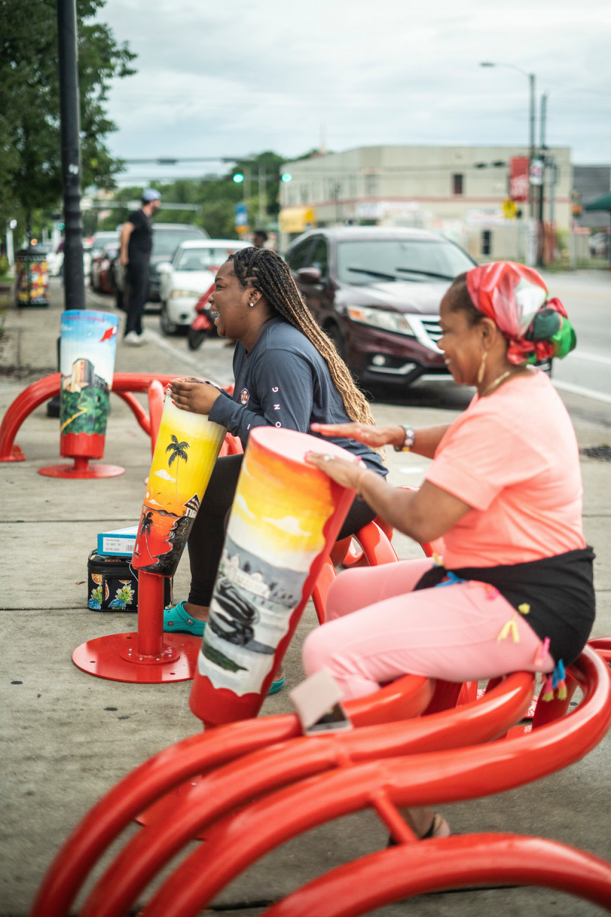 Entangled was designed through a series of participatory design workshops with the Little Haiti community in Miami, FL. Photo credit: Christopher Brickman