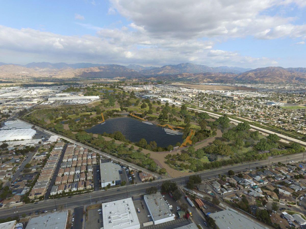 Tujunga Spreading Grounds, a proposed project site for Upper Los Angeles River and Tributaries Revitalization Plan (ULART), creating a comprehensive framework with 300-plus project site opportunities for the Upper Los Angeles River and its tributaries. Ph