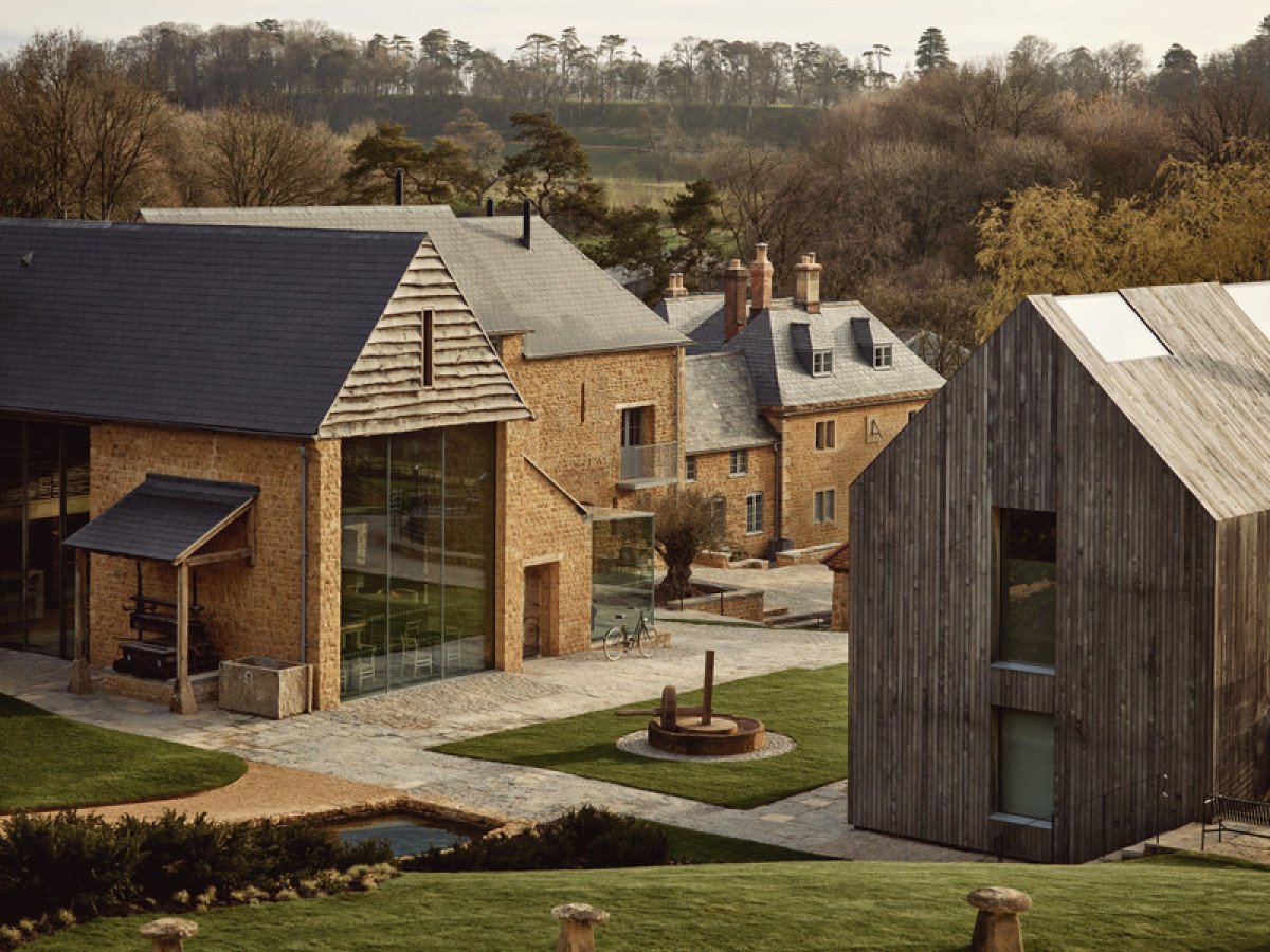 Restoration of the Farmyard at The Newt by Richard Parr Associates Photo credit: Rich Stapleton