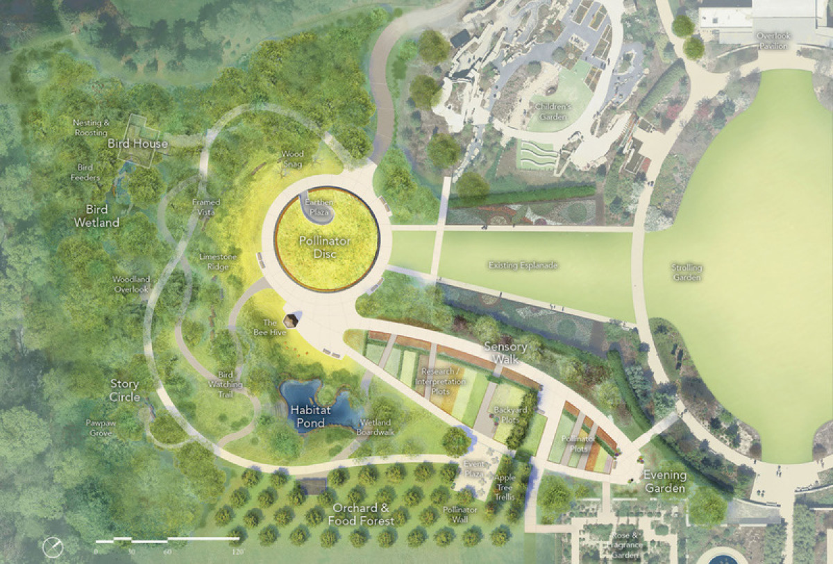 Plan for Where the Pollinators Are, by Didier Design Studio Photo credit: Didier Design Studio