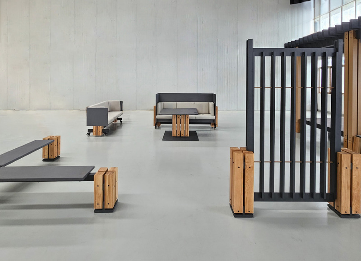 Modular system for Furniture and Interior Structure Photo credit: Dennis Cheung @ Studio RYTE