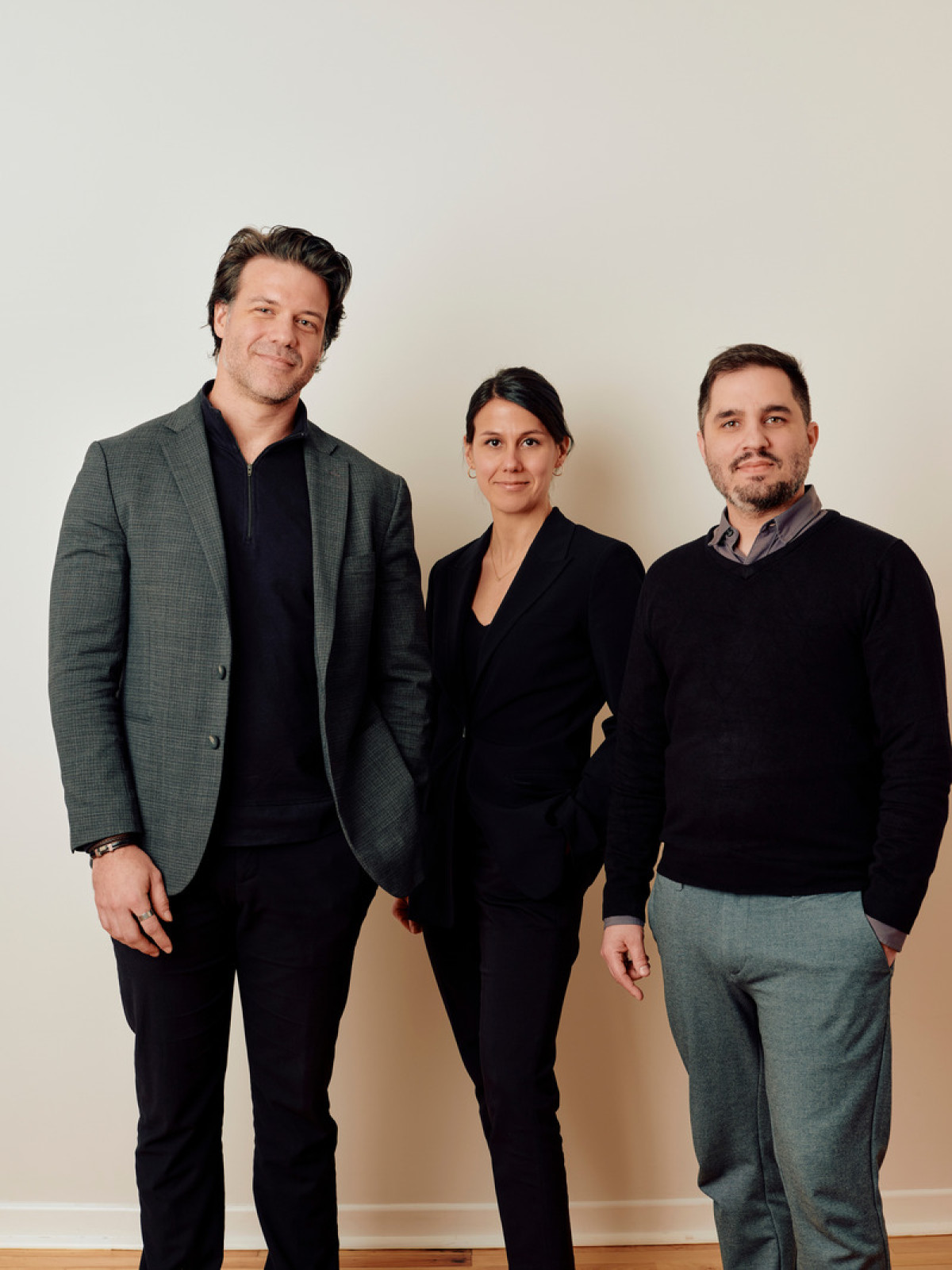 From left to right: Martin L’Hébreux, Project Director; Patricia Pronovost, President and CEO; Mathieu St-Amant, Creative Director Photo credit: Jodi + Alex