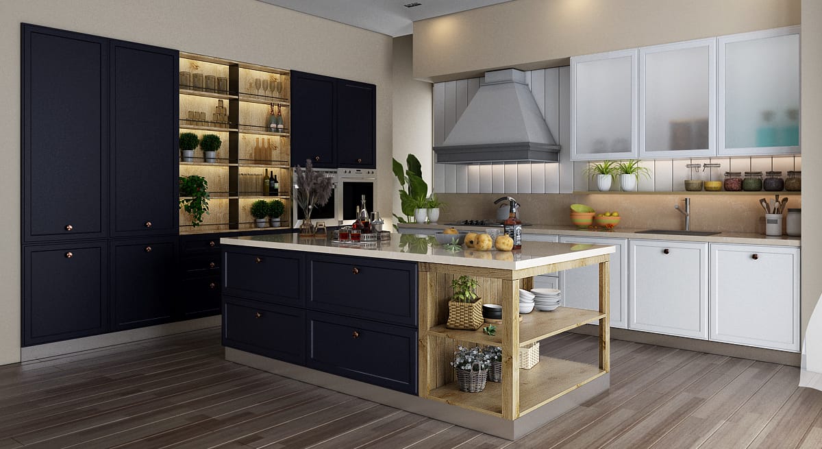 Spacewood modular kitchen deals