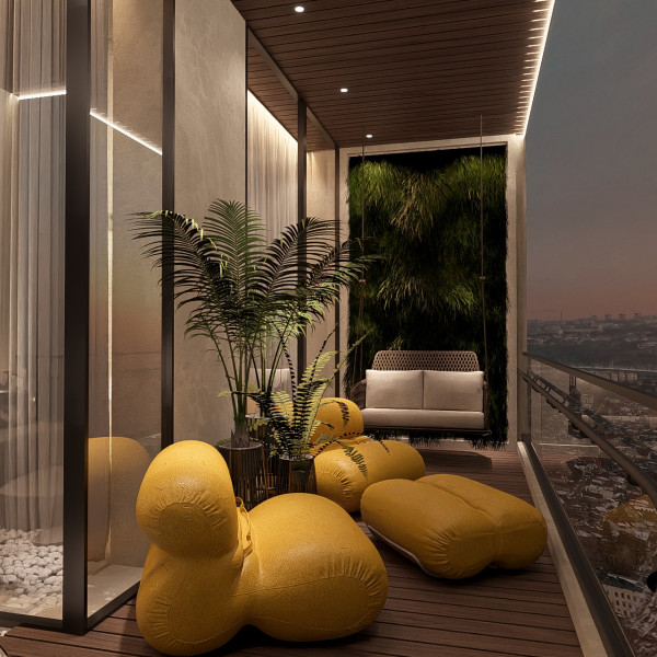 Refining Home Interiors Luxurious Balcony and Bathroom Designs | Design ...